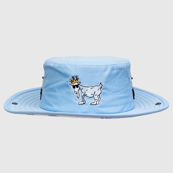 GOAT USA Blue Bucket Hat with Embroidered Goat - Picture 1 of 6
